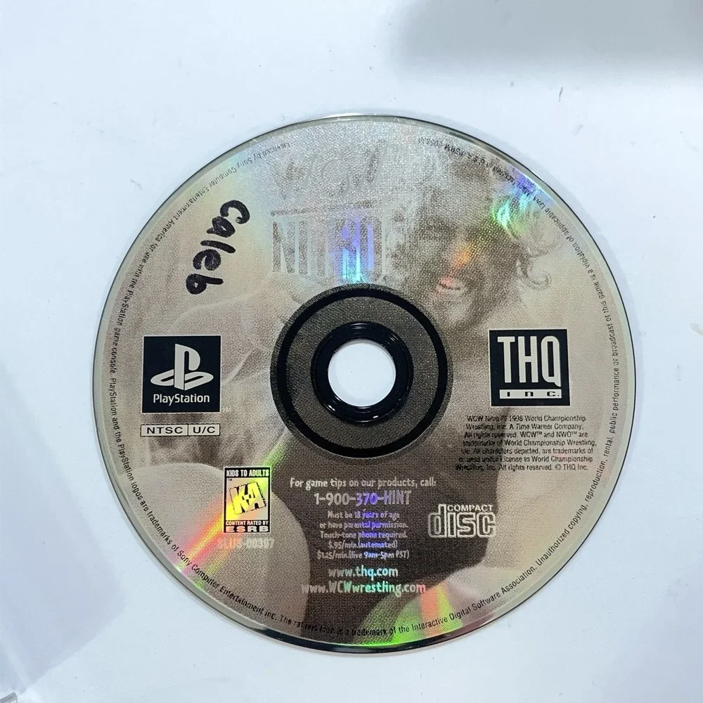 PS1 WCW Wresting Games Lot Of 3  WCW Nitro, Vs The World, WCW NWO Thunder CIB
